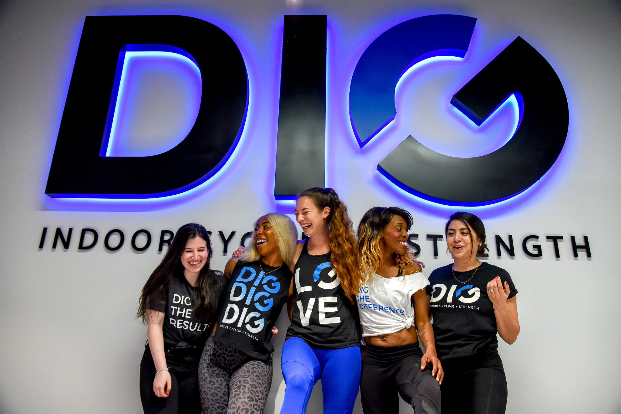 DIG Indoor Cycling class