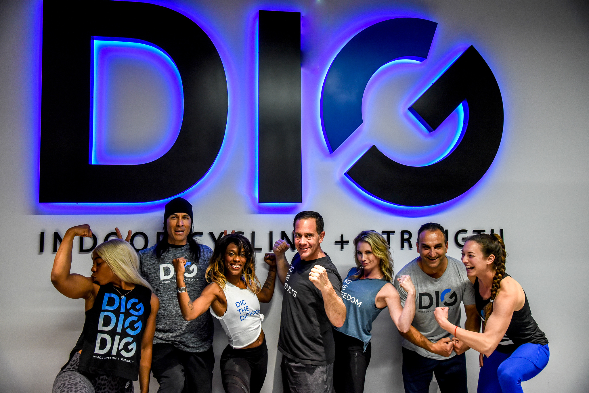DIG cycling studio interior